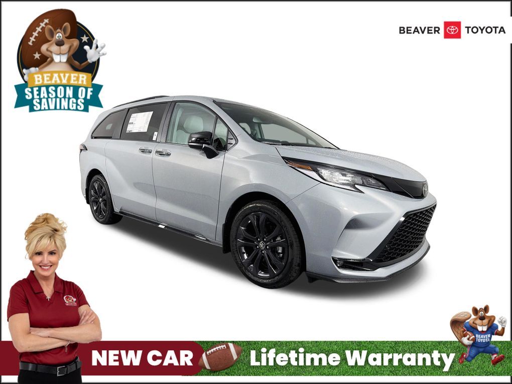 Cement Gray 2026 Toyota Sienna Minivan Front-Wheel Drive Continuously Variable Transmission