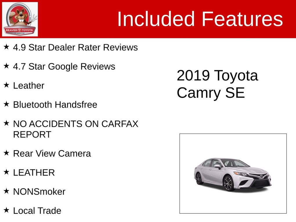 Used 2019 Toyota Camry Sedan