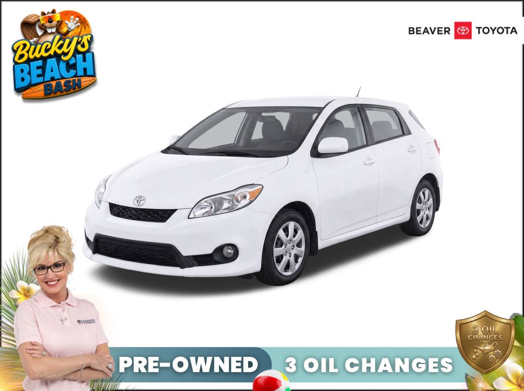Super White 2012 Toyota Matrix Hatchback 4-Speed Automatic