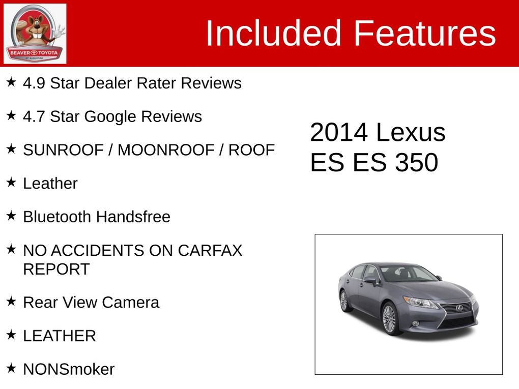 Used 2014 Lexus ES Sedan