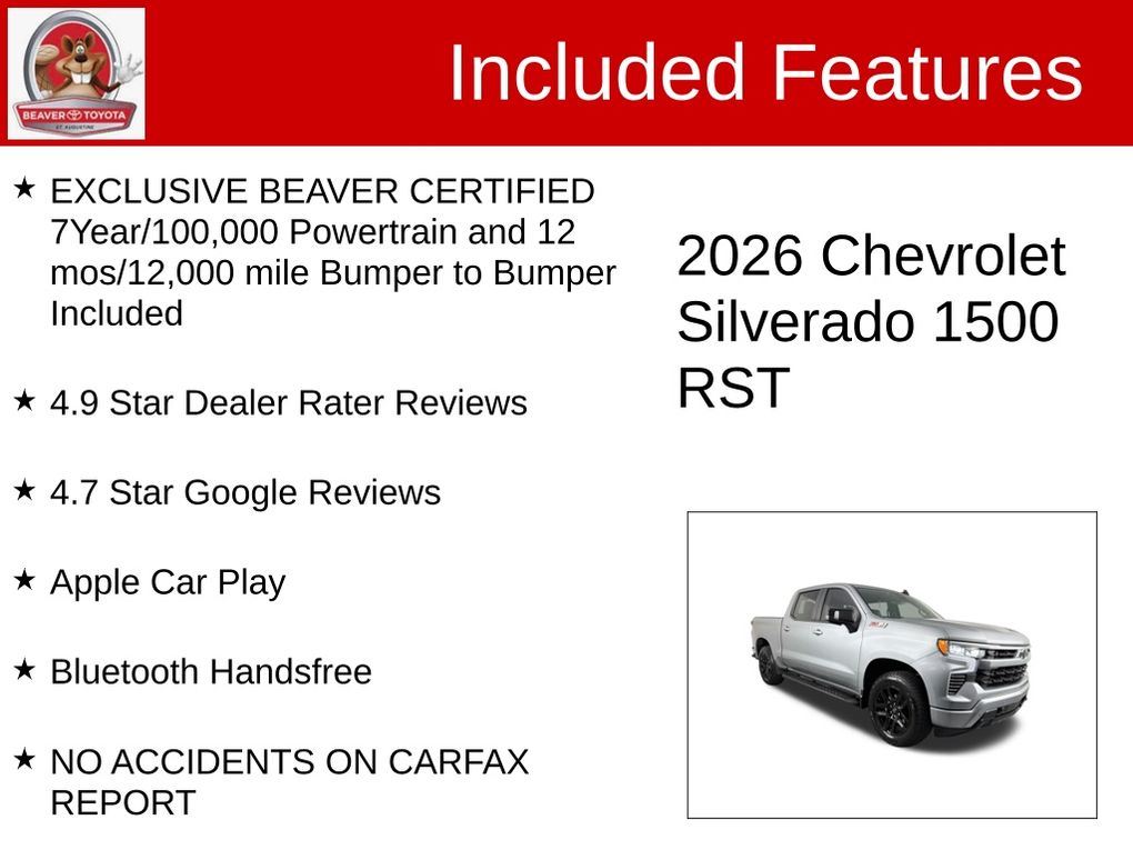 Used 2026 Chevrolet Silverado 1500 Truck