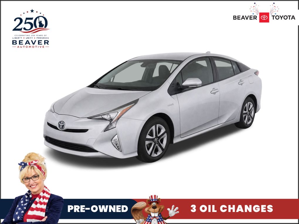 Classic Silver Metallic 2017 Toyota Prius Hatchback Front-Wheel Drive Continuously Variable Transmission