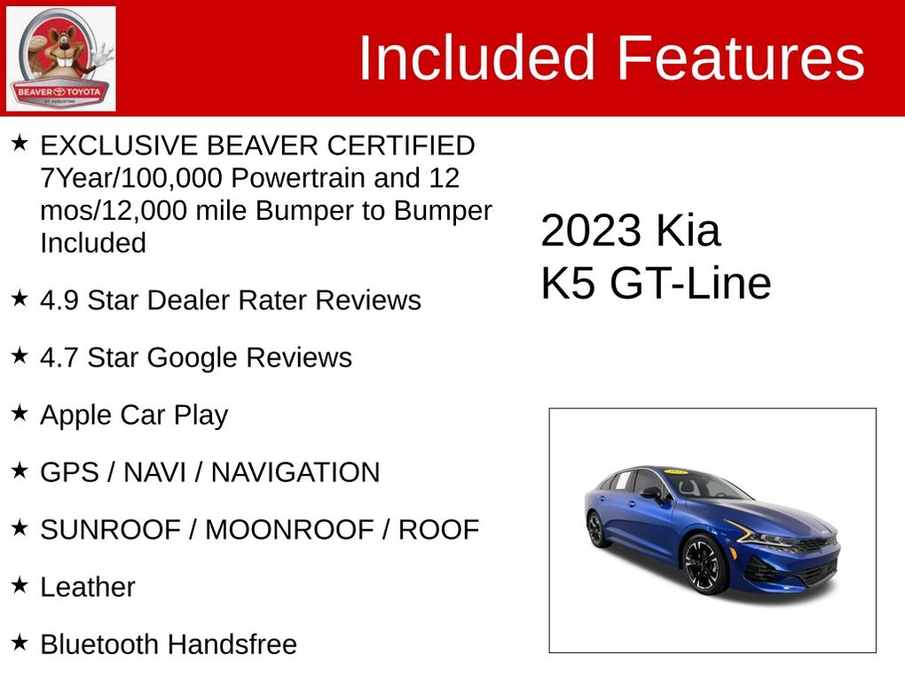 Used 2023 Kia K5 Sedan