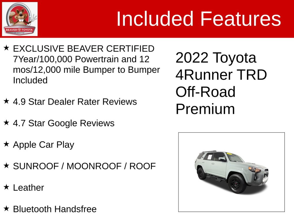 Used 2022 Toyota 4Runner SUV