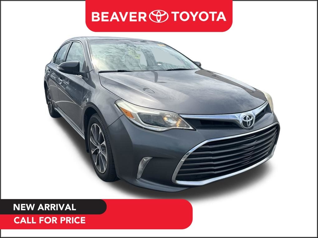 Gray 2016 Toyota Avalon XLE Sedan Front-Wheel Drive 6-Speed Automatic