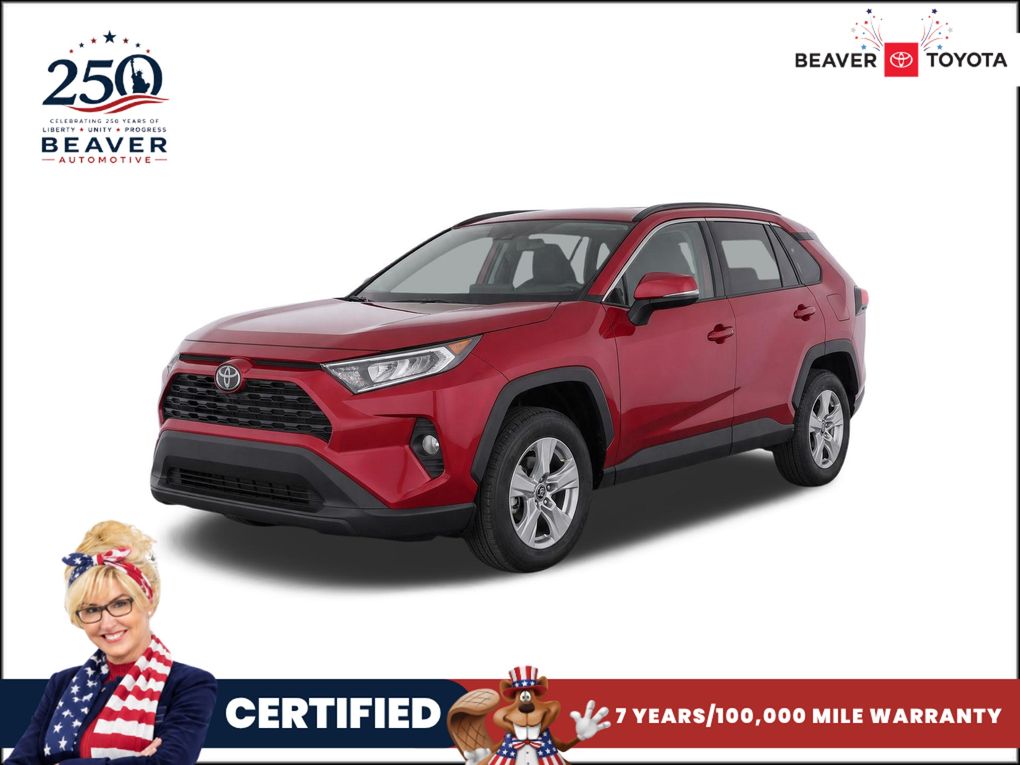 Red (Ruby Flare Pearl) 2021 Toyota RAV4 SUV / Crossover Front-Wheel Drive 8-Speed Automatic