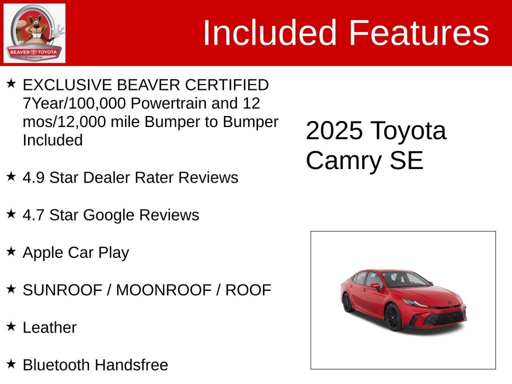 Used 2025 Toyota Camry Sedan