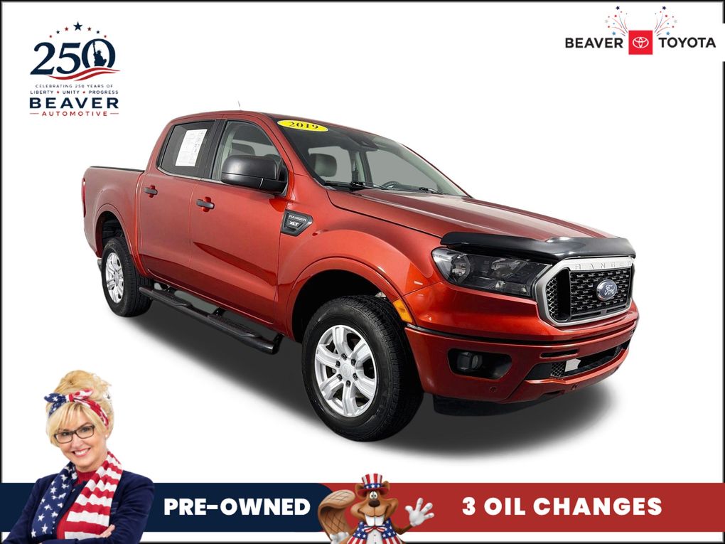Hot Pepper Red Metallic Tinted Clearcoat 2019 Ford Ranger Pickup Truck 4X2 Automatic