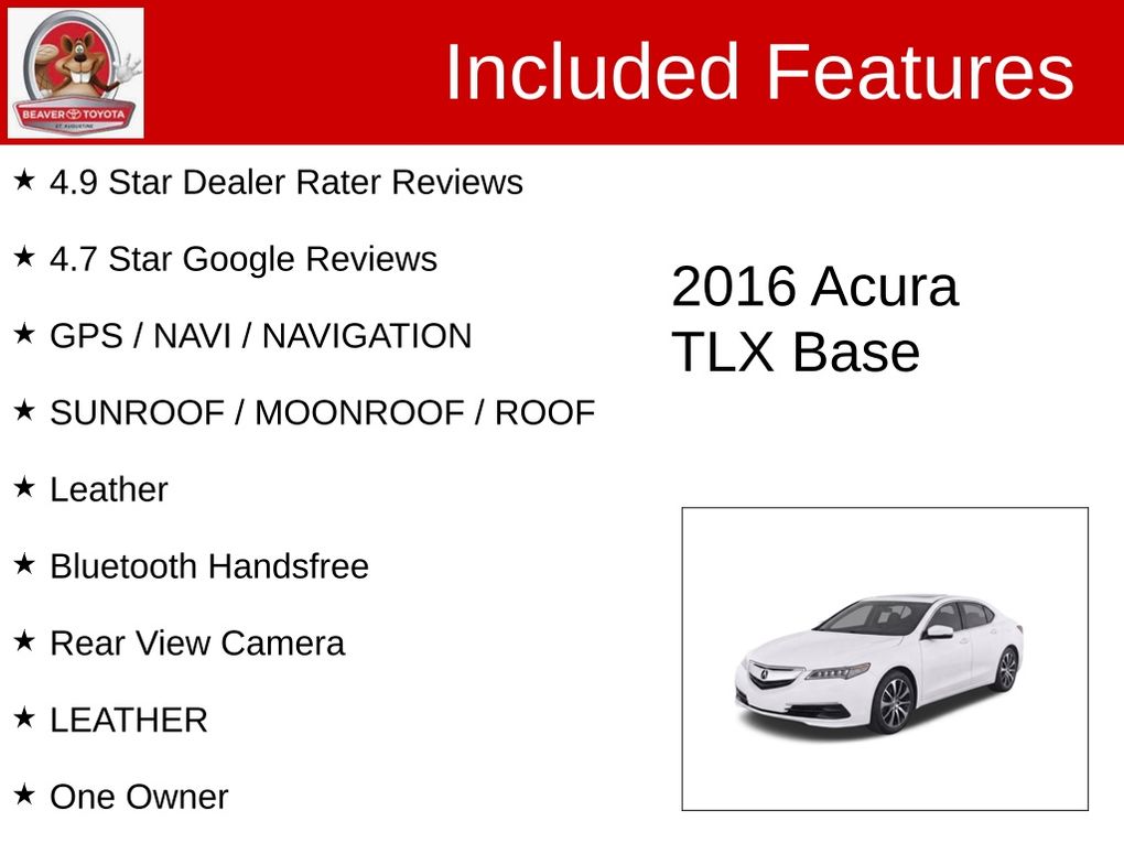 Used 2016 Acura TLX Sedan