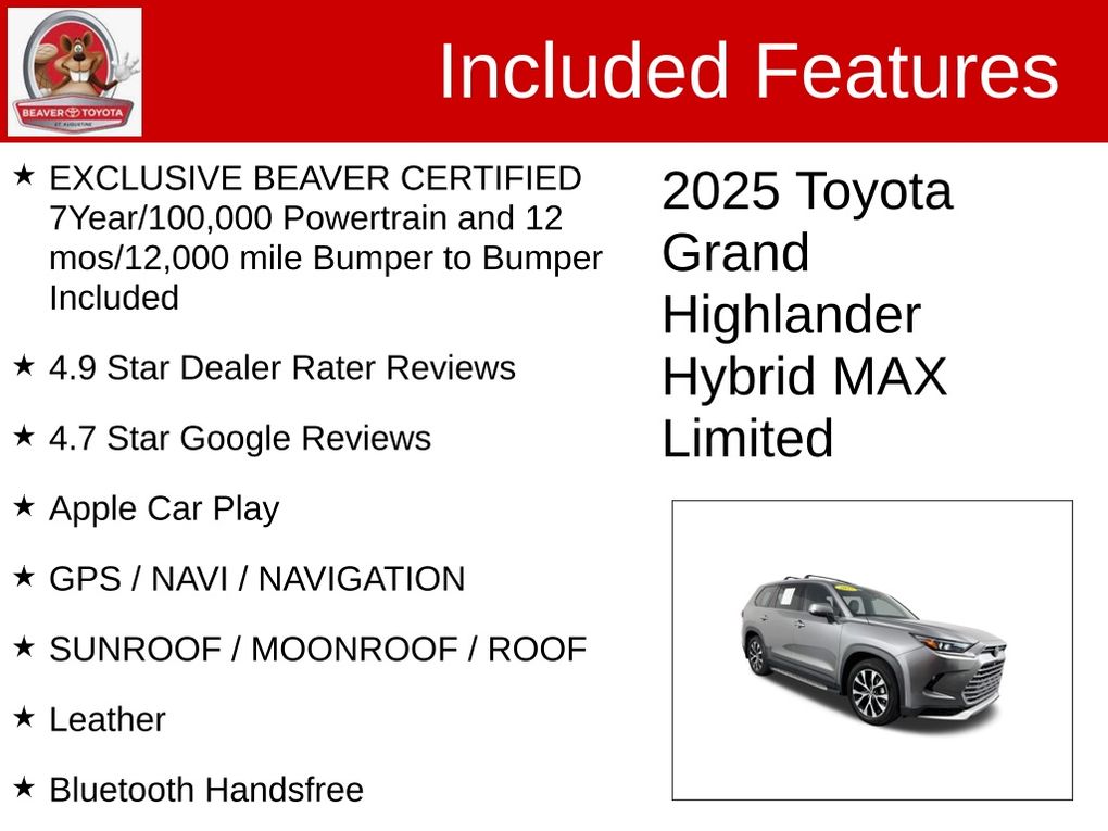 Used 2025 Toyota Grand Highlander Hybrid SUV
