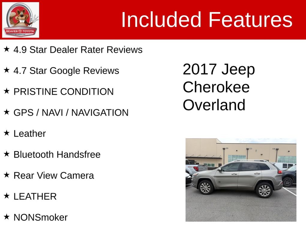 Used 2017 Jeep Cherokee SUV