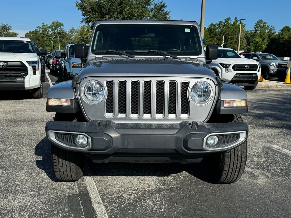 Used 2020 Jeep Wrangler Unlimited Sahara with VIN 1C4HJXEN5LW259484 for sale in Saint Augustine, FL