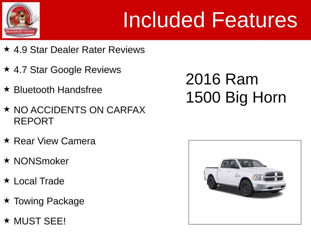Used 2016 Ram 1500 Truck