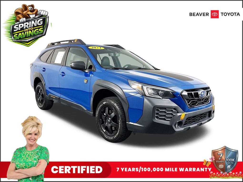 Geyser Blue 2024 Subaru Outback Wilderness AWD SUV / Crossover All-Wheel Drive Continuously Variable Transmission
