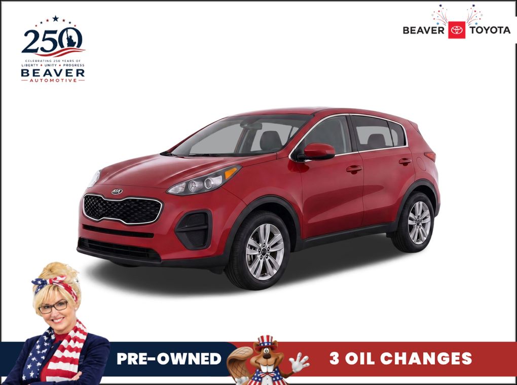 Hyper Red 2019 Kia Sportage SUV / Crossover Front-Wheel Drive 6-Speed Automatic Overdrive