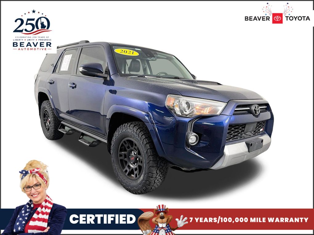 Nautical Blue Metallic 2021 Toyota 4Runner SUV / Crossover Four-Wheel Drive 5-Speed Automatic Overdrive