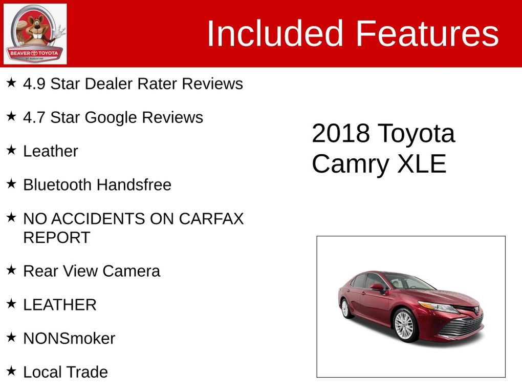 Used 2018 Toyota Camry Sedan