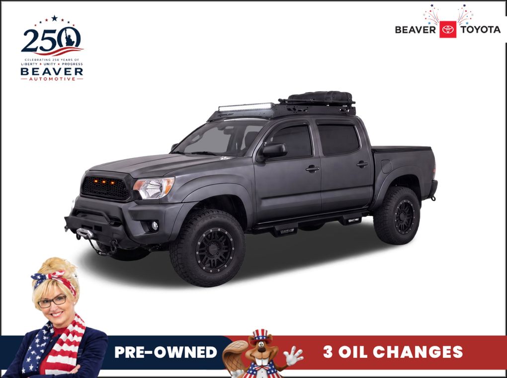 Magnetic Gray Metallic 2015 Toyota Tacoma Pickup Truck Four-Wheel Drive 5-Speed Automatic