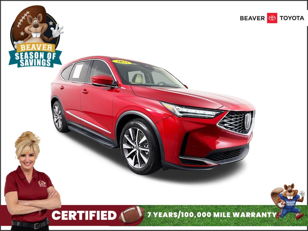 Performance Red Pearl 2025 Acura MDX SUV / Crossover Front-Wheel Drive Automatic