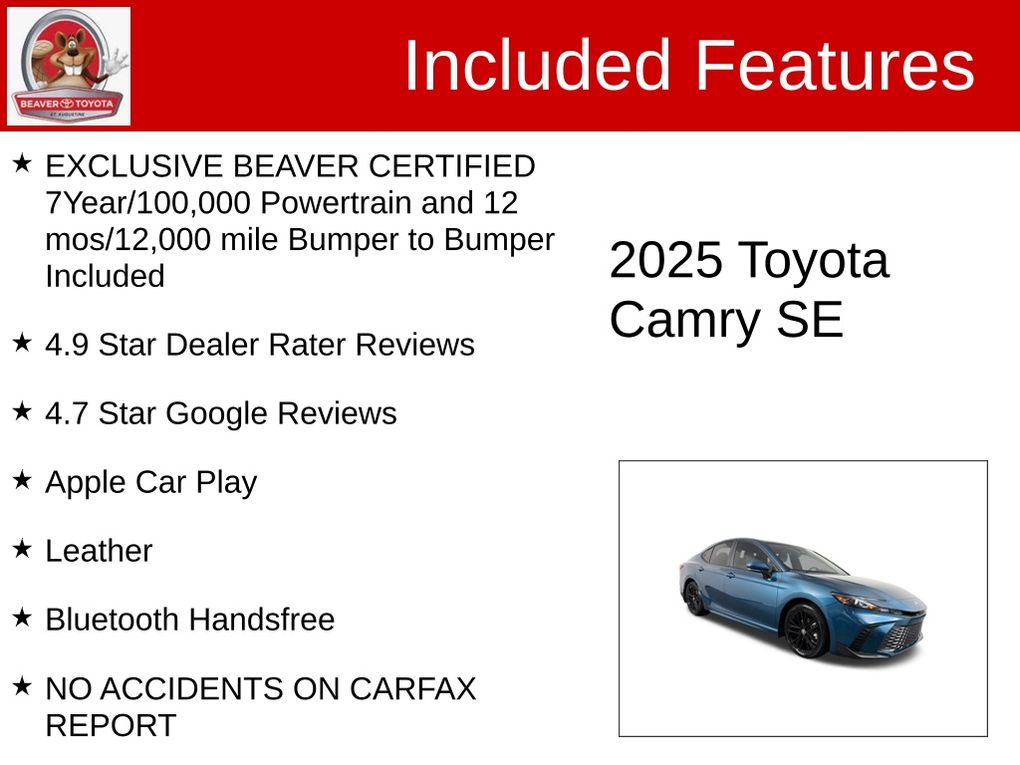Used 2025 Toyota Camry Sedan