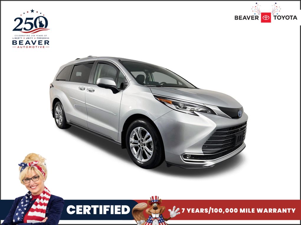 Celestial Silver Metallic 2023 Toyota Sienna Minivan All-Wheel Drive Continuously Variable Transmission