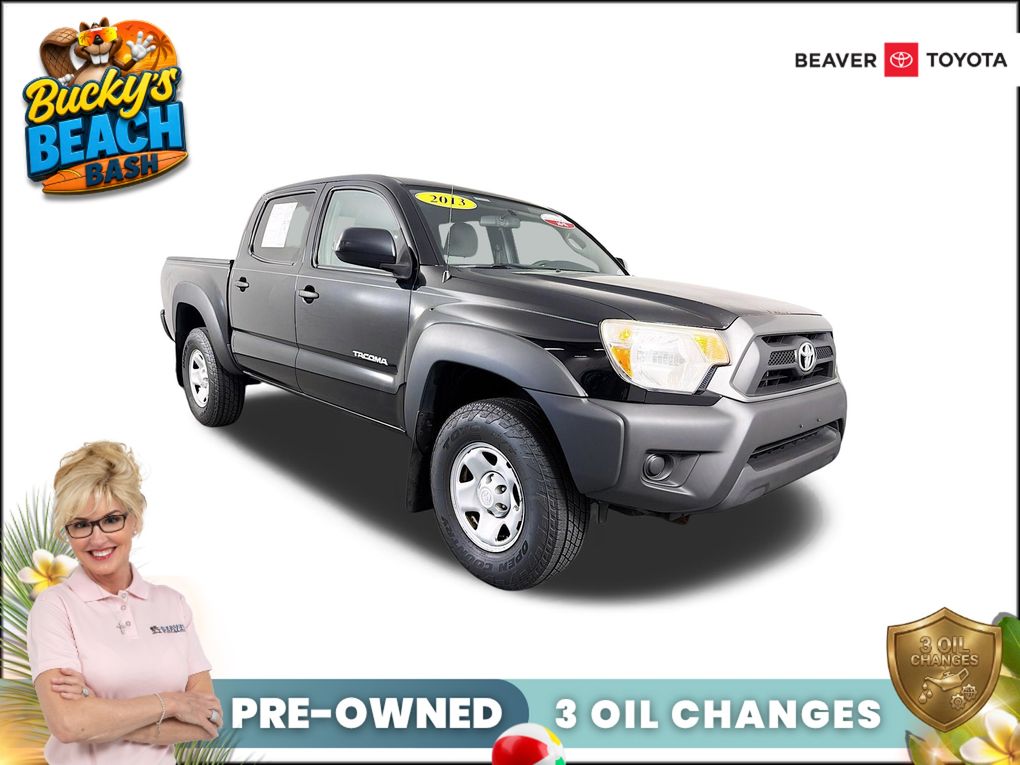 Black 2013 Toyota Tacoma Pickup Truck 4X2 4-Speed Automatic Overdrive
