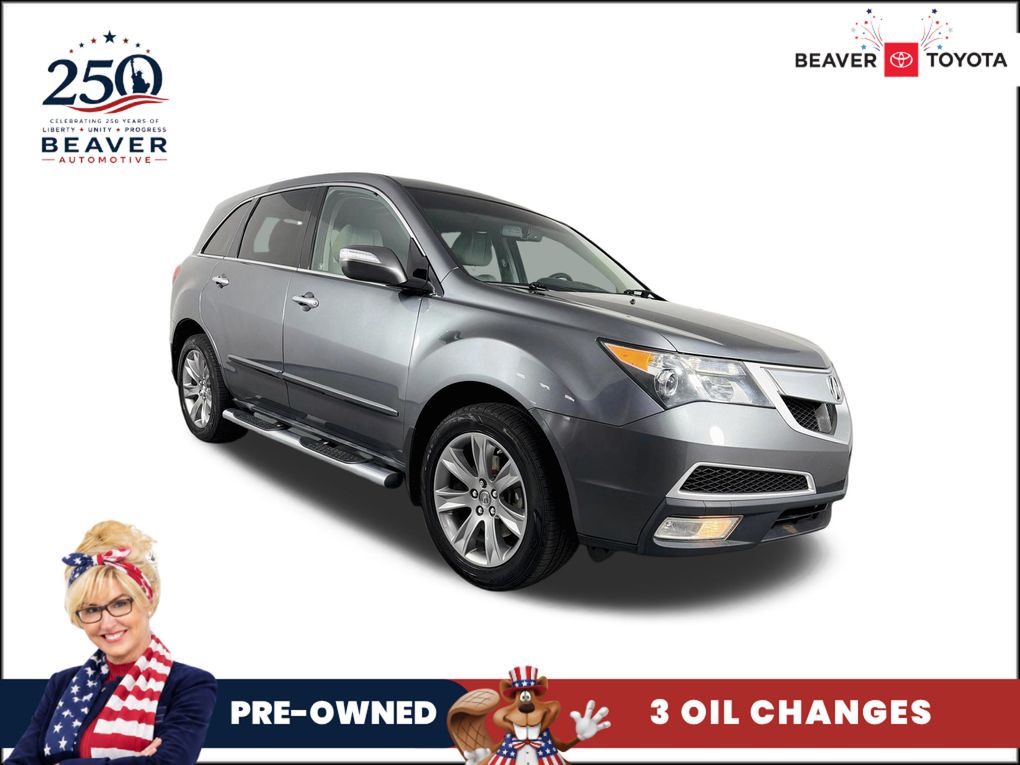 Polished Metal Metallic 2012 Acura MDX SUV / Crossover All-Wheel Drive 6-Speed Automatic