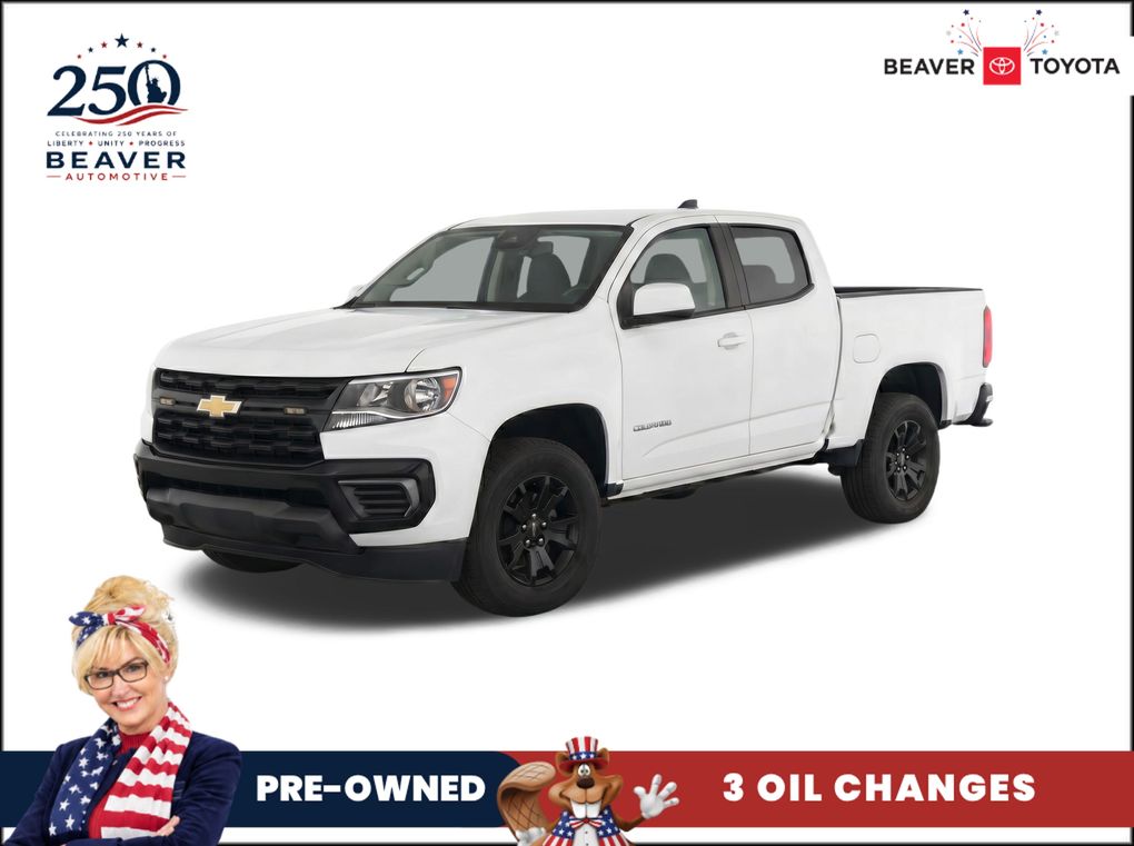 Summit White 2022 Chevrolet Colorado Pickup Truck 4X2 6-Speed Automatic