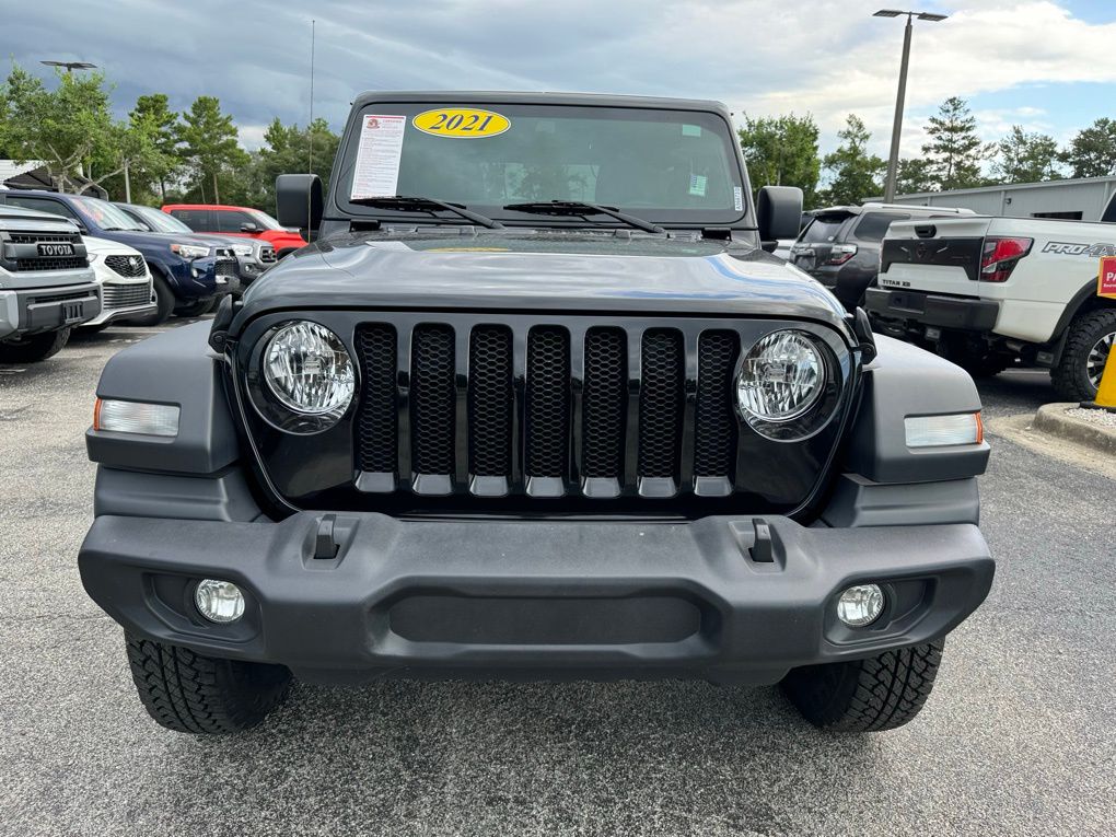 Used 2021 Jeep Wrangler Sport S with VIN 1C4GJXANXMW756873 for sale in Saint Augustine, FL