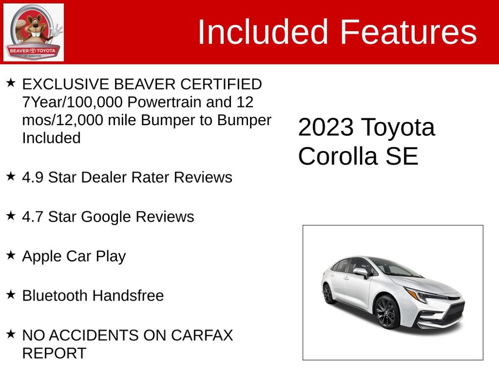 Used 2023 Toyota Corolla Sedan