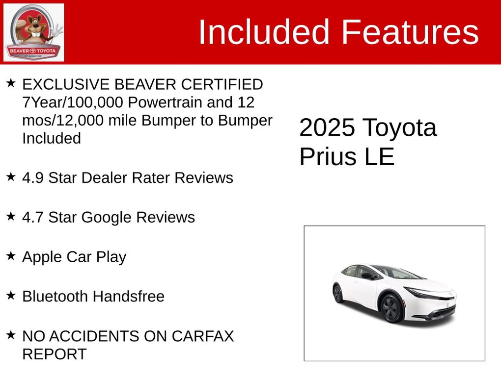 Used 2025 Toyota Prius Hatchback
