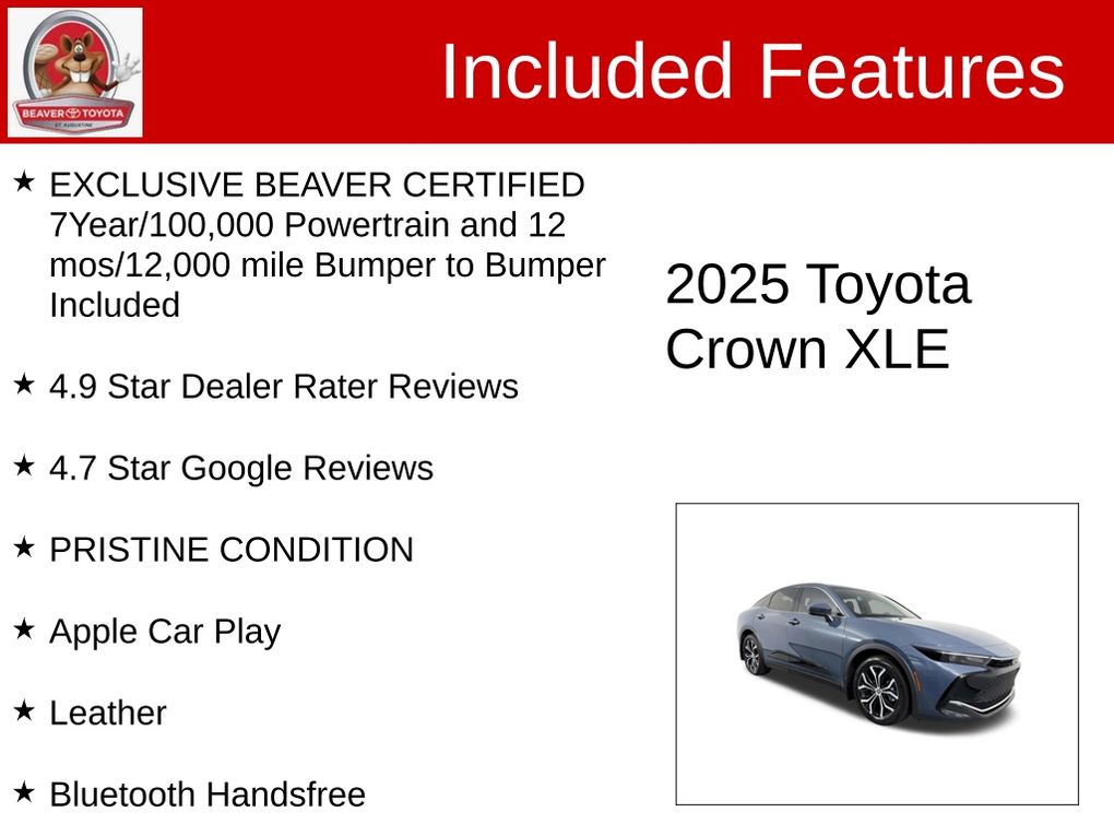 Used 2025 Toyota Crown Sedan