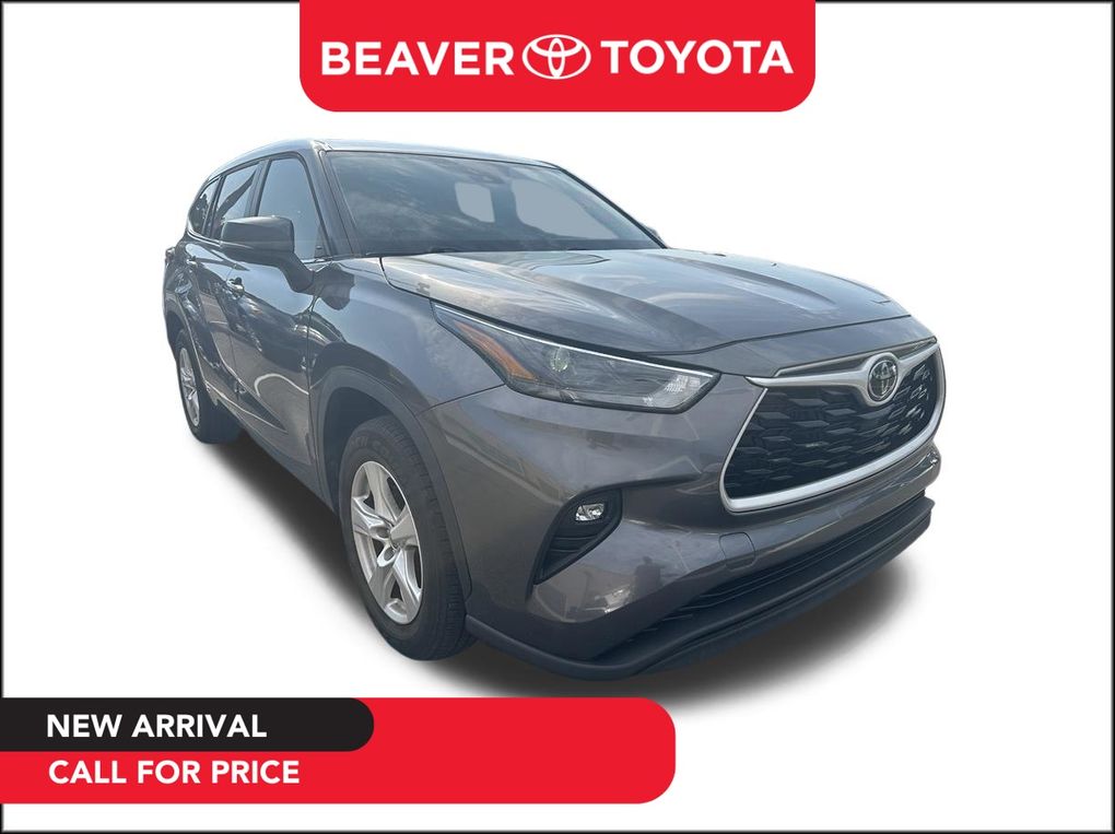 Magnetic Gray Metallic 2023 Toyota Highlander LE FWD SUV / Crossover Front-Wheel Drive 8-Speed Automatic