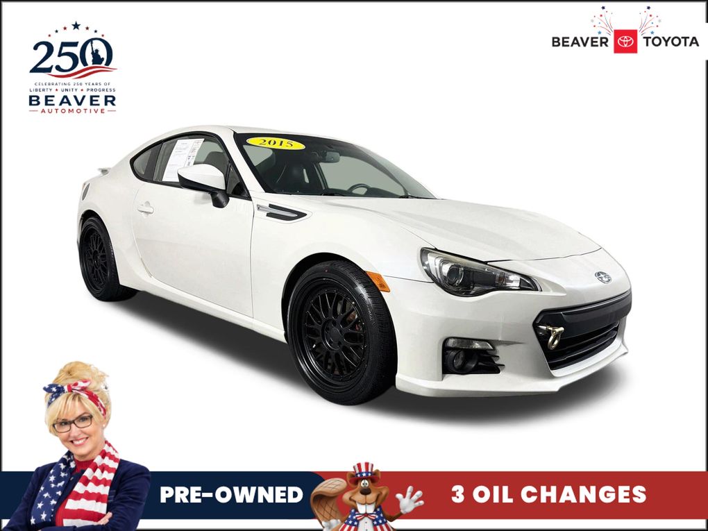 Crystal White Pearl 2015 Subaru BRZ Coupe Rear-Wheel Drive 6-Speed Manual