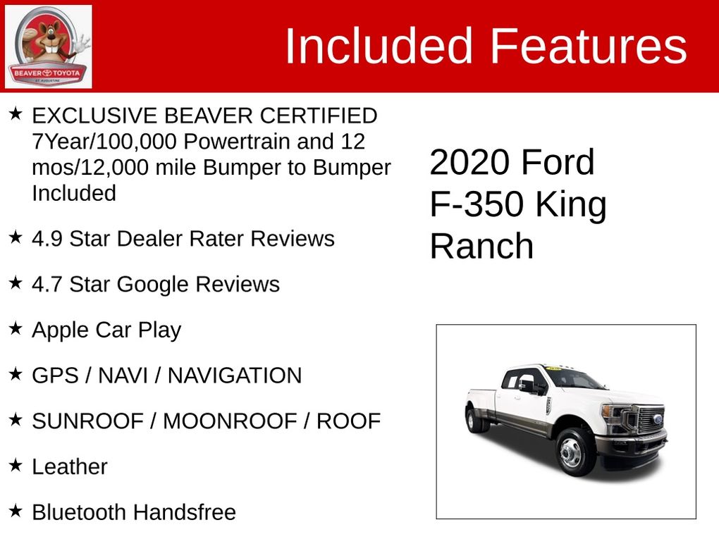 Used 2020 Ford F-350SD Truck