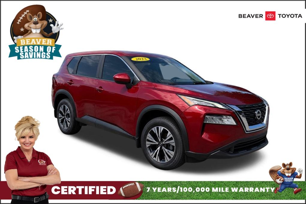 Red (Scarlet Ember Tintcoat) 2023 Nissan Rogue SUV / Crossover Front-Wheel Drive Continuously Variable Transmission