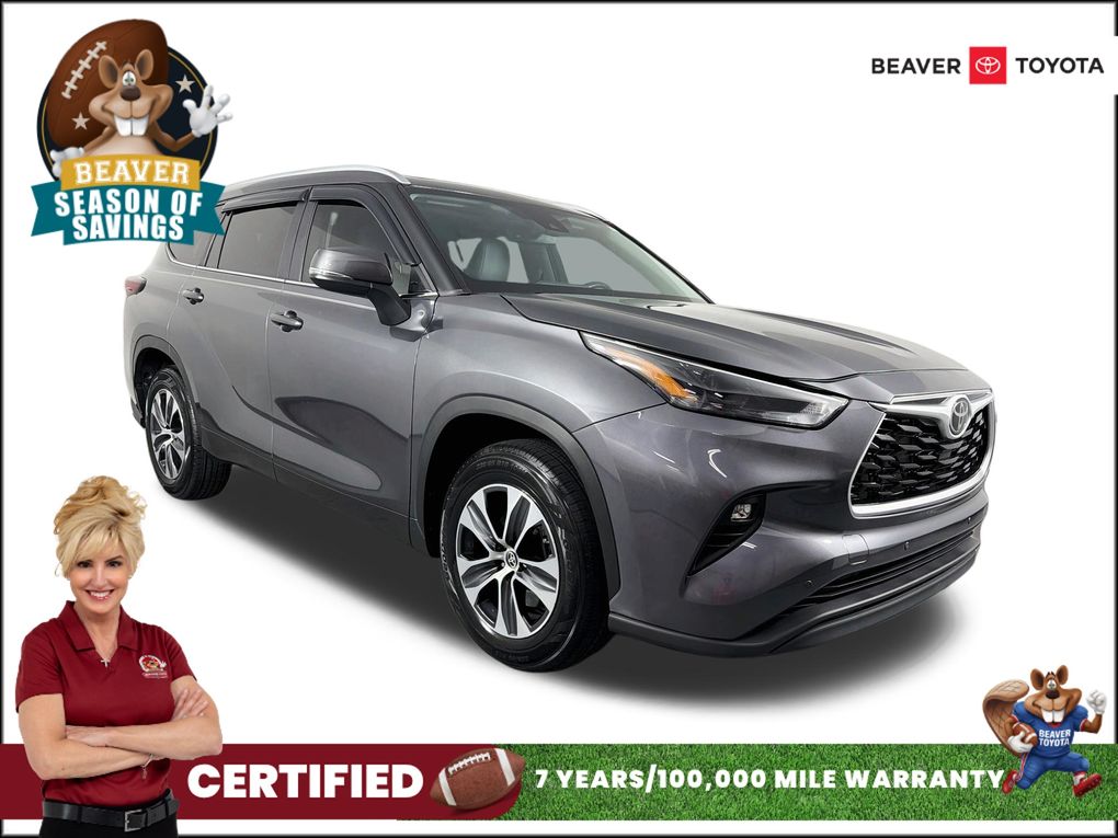 Magnetic Gray Metallic 2024 Toyota Highlander SUV / Crossover Front-Wheel Drive 8-Speed Automatic