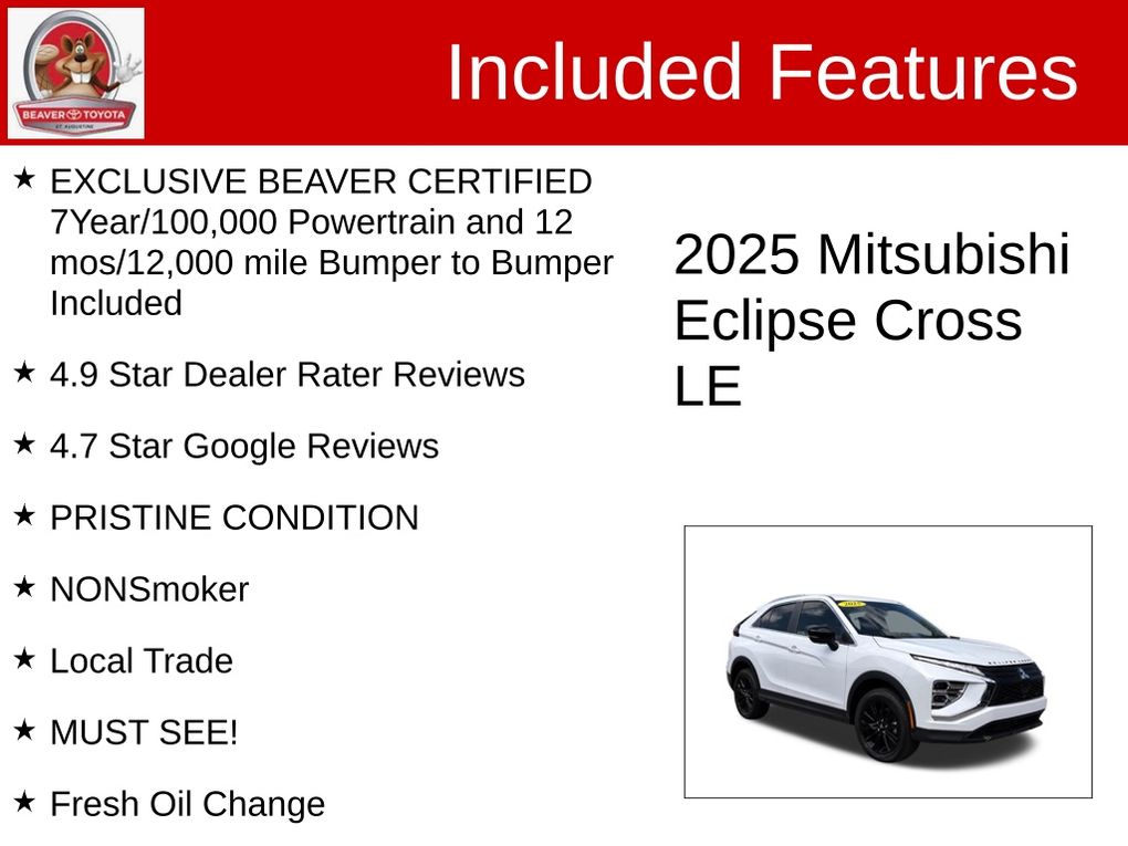 Used 2025 Mitsubishi Eclipse Cross SUV