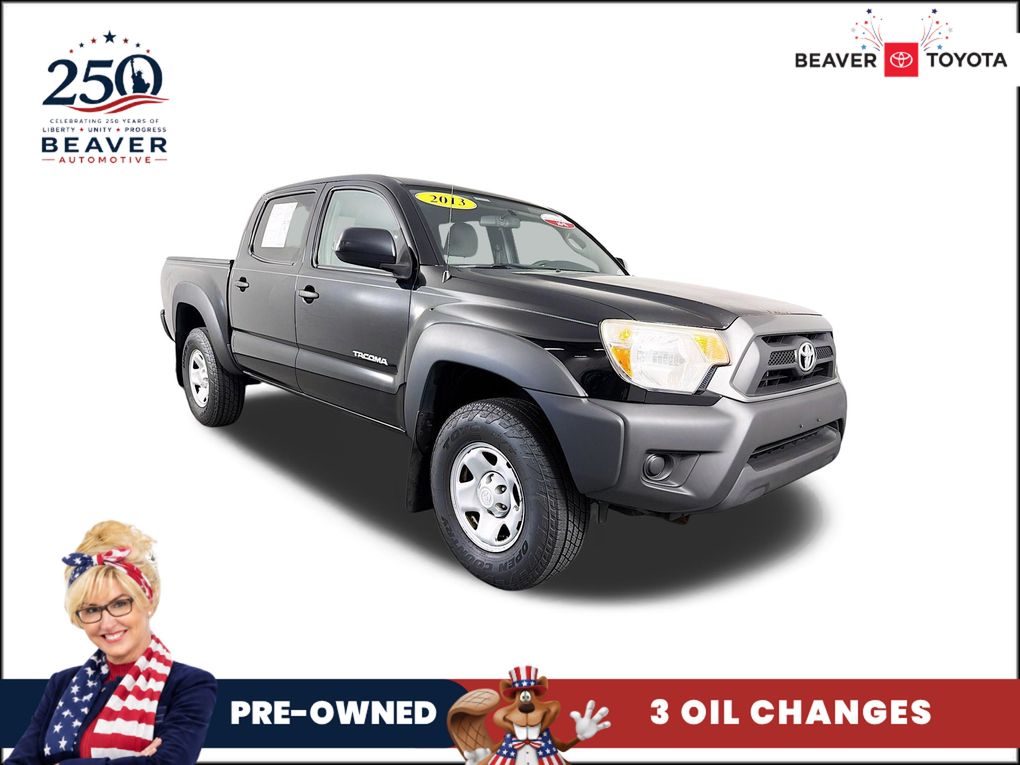 Black 2013 Toyota Tacoma Pickup Truck 4X2 4-Speed Automatic Overdrive