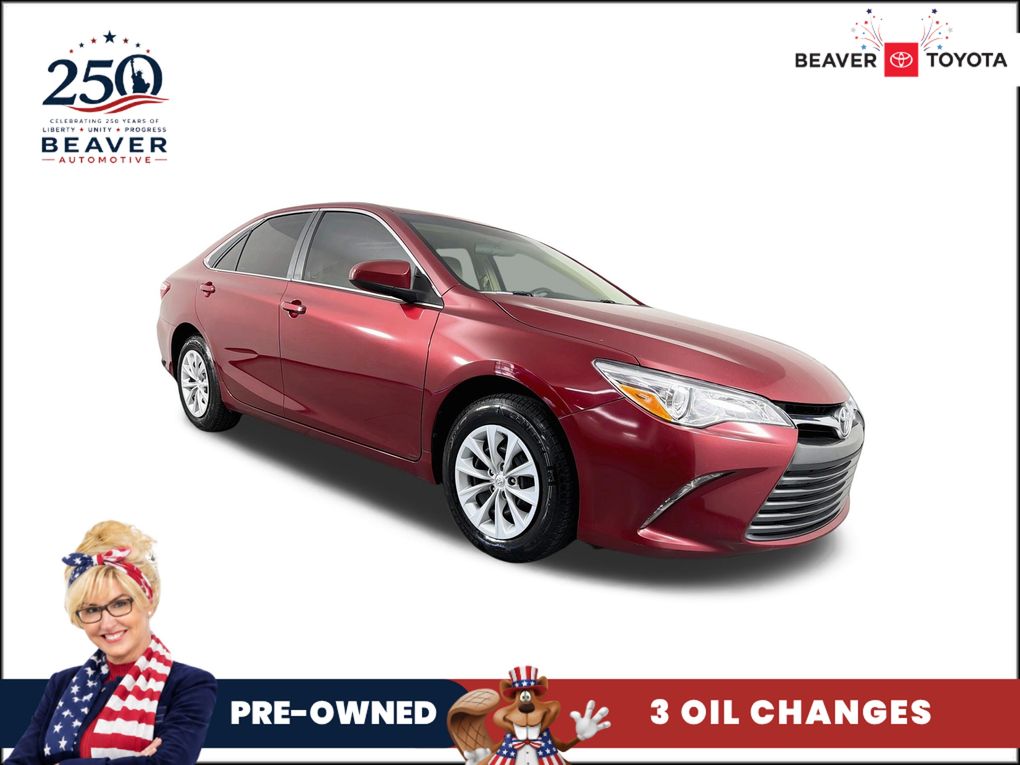Red (Ruby Flare Pearl) 2015 Toyota Camry Sedan Front-Wheel Drive 6-Speed Automatic