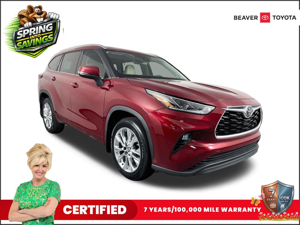 Red (Ruby Flare Pearl) 2020 Toyota Highlander Limited FWD SUV / Crossover Front-Wheel Drive 8-Speed Automatic