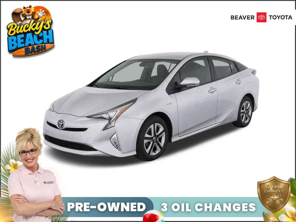 Classic Silver Metallic 2017 Toyota Prius Hatchback Front-Wheel Drive Continuously Variable Transmission