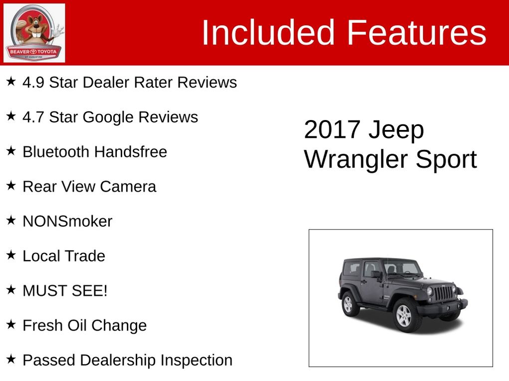 Used 2017 Jeep Wrangler SUV