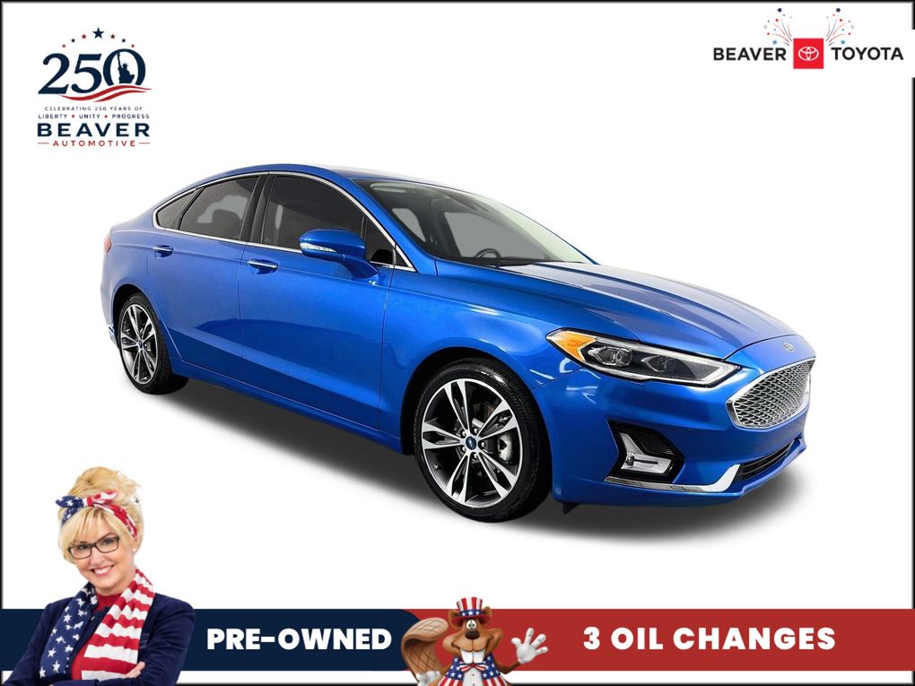 Velocity Blue Metallic 2019 Ford Fusion Sedan Front-Wheel Drive 6-Speed Automatic