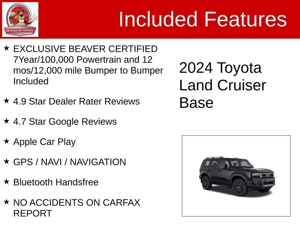 Used 2024 Toyota Land Cruiser SUV