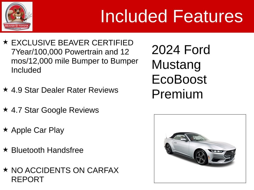 Used 2024 Ford Mustang Convertible