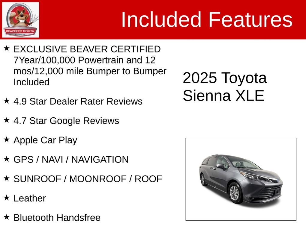 Used 2025 Toyota Sienna Van