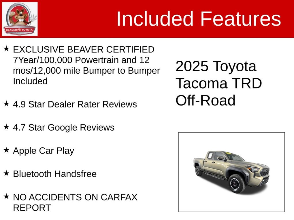 Used 2025 Toyota Tacoma Truck