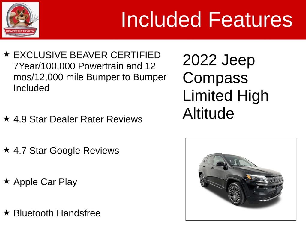 Used 2022 Jeep Compass SUV