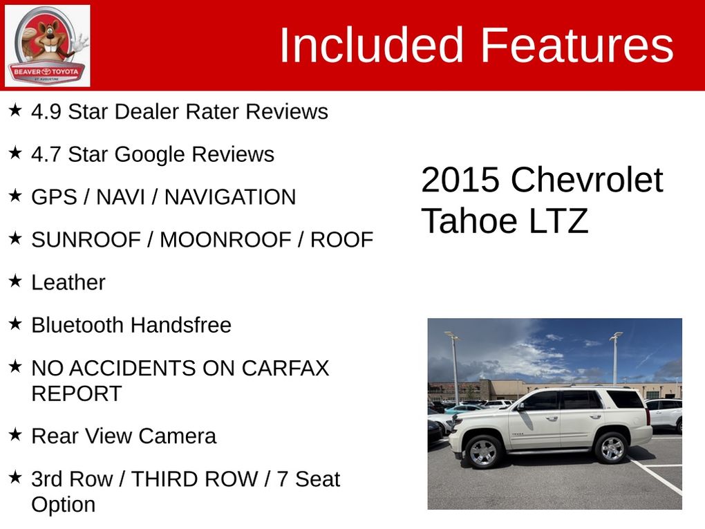 Used 2015 Chevrolet Tahoe SUV